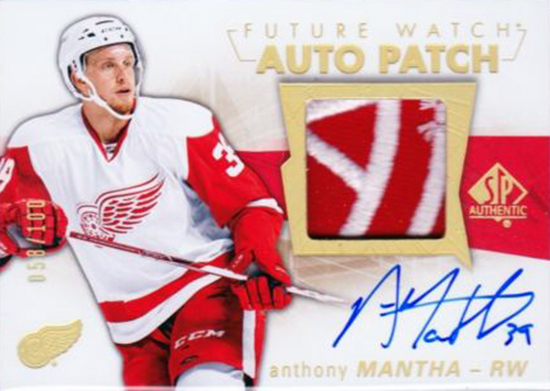 2016-17-NHL-Upper-Deck-Rookie-Card-Anthony-Mantha-Detroit-Red-Wings-SP-Authentic-Autograph-Patch