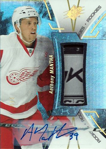 2016-17-NHL-Upper-Deck-Rookie-Card-Anthony-Mantha-Detroit-Red-Wings-SPx-Autograph-Patch