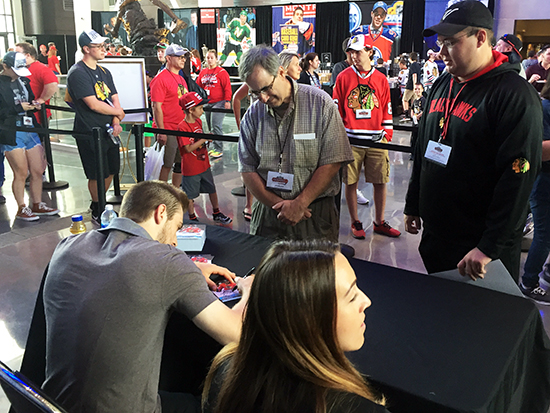 2017-nhl-draft-upper-deck-booth-autograph-session-tyler-motte-chicago-blackhawks-trade-panarin-columbus-fans