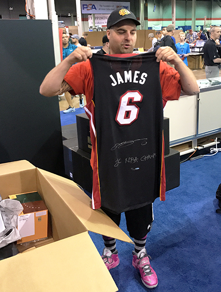 Upper-Deck-Authenticated-Monumental-Volume-1-Multi-Sport-National-Sports-Collectors-Convention-LeBron-James-Jersey