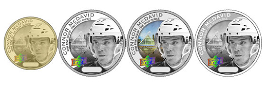 2017-Upper-Deck-Grandeur-NHLPA-CIBC-Hockey-Coins-ePack-Connor-McDavid