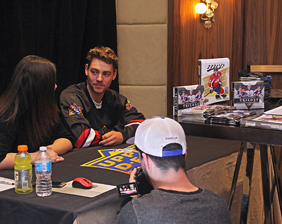 2017-nhlpa-rookie-showcase-toronto-upper-deck-signing-day-box-break-tyson-jost-2