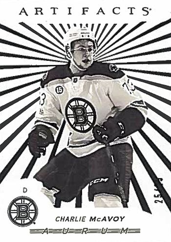 2017-18-Upper-Deck-NHL-Artifacts-White-Aurum-Bounty-Charlie-McAvoy