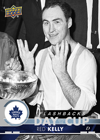 2017-18-Upper-Deck-Fall-Expo-Day-With-The-Cup-Toronto-Maple-Leafs-Flashback-Red-Kelly