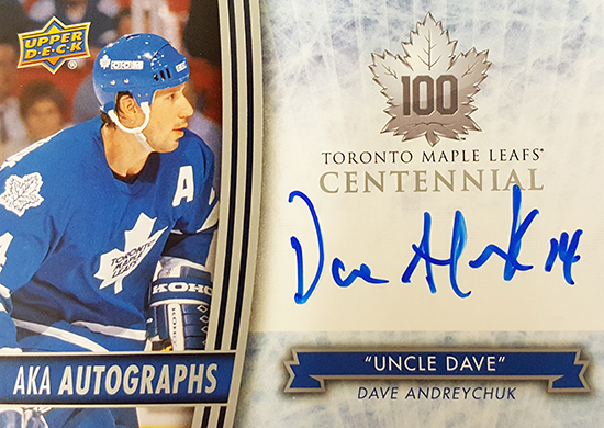 2017-Upper-Deck-Toronto-Maple-Leafs-Centennial-Set-Autograph-AKA-Dave-Andreychuk