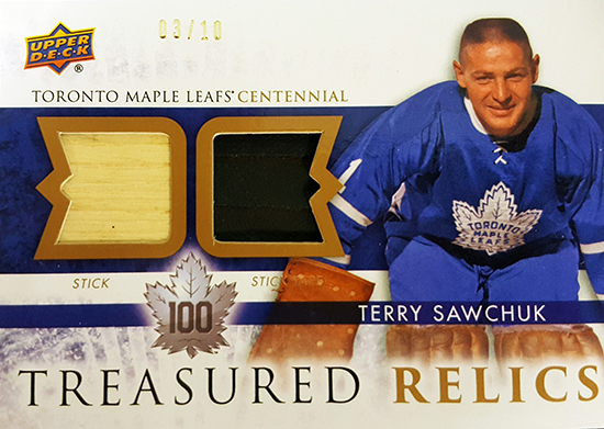 2017-Upper-Deck-Toronto-Maple-Leafs-Centennial-Set-Treasured-Relics-Terry-Sawchuk