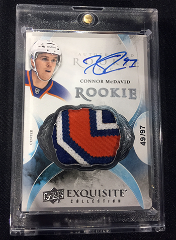 Upper-Deck-Sport-Card-Expo-Collector-Scores-Big-with-2015-16-The-Cup-Rookie-Connor-McDavid-Rookie-Card-Autograph-Patch