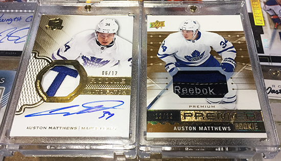 Upper-Deck-Sport-Card-Expo-Collector-Scores-Big-with-2016-17-Toronto-Leafs-Auston-Matthews-Rookie-Card-Autograph-Patches