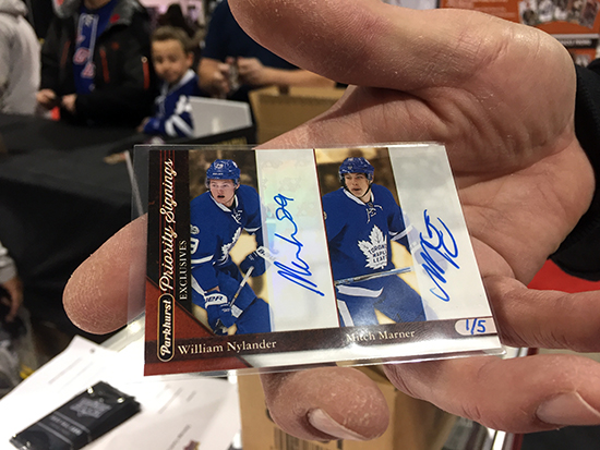 Upper-Deck-Sport-Card-Expo-Collector-Scores-Big-with-2017-18-NHL-Parkhurst-Dual-Autograph-Card-Nylander-Marner-Leafs