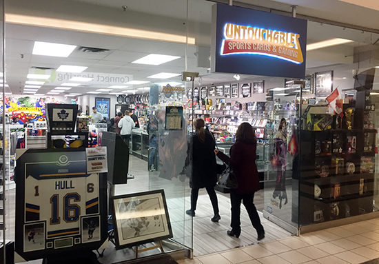 upper-deck-sports-untouchables-gaming-cards-mississauga-milton-featured-retailer-entrance