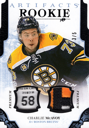 2017-18-NHL-Upper-Deck-Artifacts-Rookie-Patch-Tag-Charlie-McAvoy