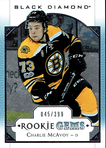 2017-18-NHL-Upper-Deck-Black-Diamond-Rookie-Gems-Charlie-McAvoy