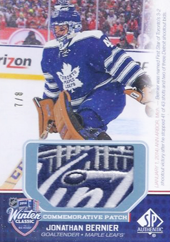 2014-15-NHL-SP-Game-Used-Winter-Classic-Patch-Jonathan-Bernier