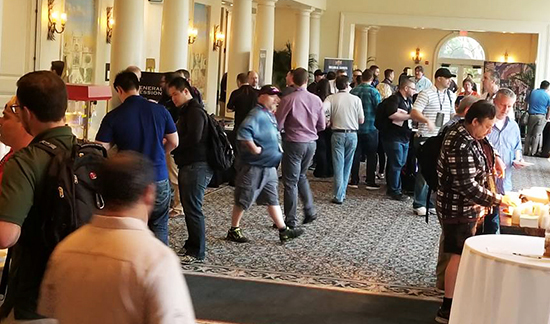 2018-Upper-Deck-Certified-Diamond-Dealer-Conference-Busy-Hallway