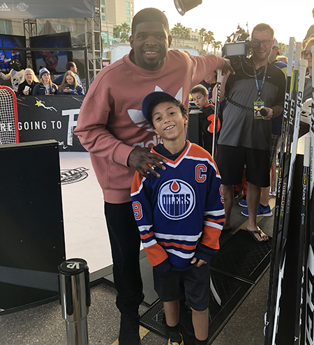 2018-upper-deck-nhl-all-star-media-day-kid-correspondent-interview-reporter-fan-fair-pk-subban-jaxson-shandler