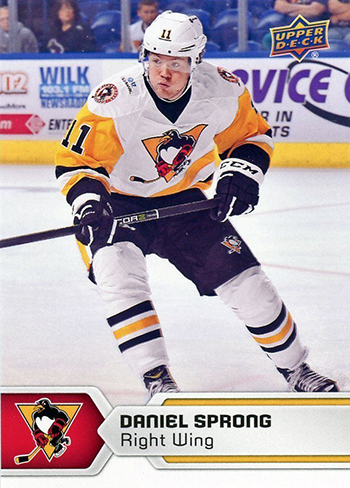 2017-18-Upper-Deck-AHL-Hockey-Trading-Cards-XRC-Daniel-Sprong-Wilkes-Barre-Scranton-Penguins