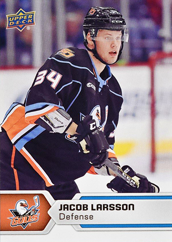 2017-18-Upper-Deck-AHL-Hockey-Trading-Cards-XRC-Jacob-Larsson-San-Diego-Gulls