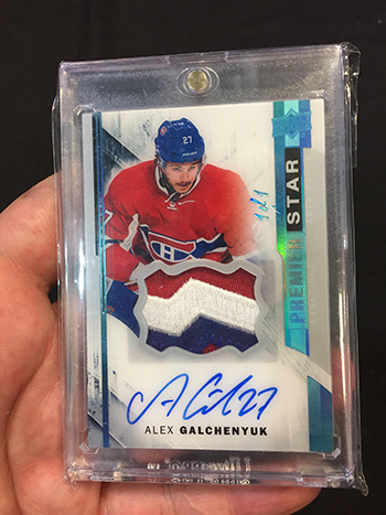 2018-Upper-Deck-Summit-Show-Edmonton-Big-Pulls-Cards-Alex-Galchenyuk-Swatch-Premier-one-of-one