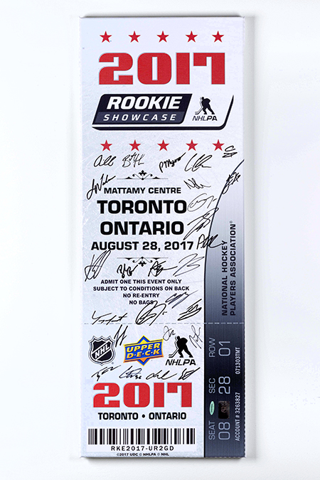 2018-upper-deck-spring-sport-card-memorabilia-expo-case-breaker-prize-nhlpa-rookie-showcase-autograph-ticket