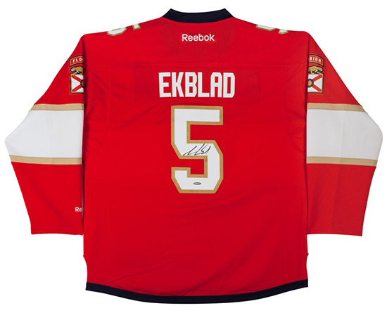 aaron-ekblad-autographed-florida-panthers-red-premier-jersey-86425