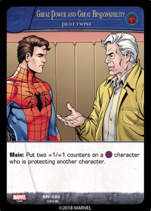 2018-upper-deck-vs-system-2pcg-marvel-spider-friends-plot-twist-great-power-responsibility