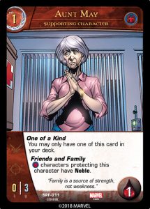 2018-upper-deck-vs-system-2pcg-marvel-spider-friends-supporting-character-aunt-may