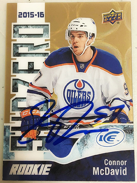 2017-18-NHL-ICE-Sub-Zero-Easter-Egg-Surprise-Connor-McDavid-Autograph-Card