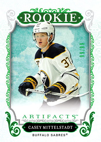 2018-19-upper-deck-nhl-hockey-rookie-card-casey-mittelstadt-artifacts-carryover