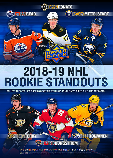 2018-Upper-Deck-Carryover-Rookie-Poster-Mittelstadt-Donato-Bear-Terry-Borgstrom-Tolvanen