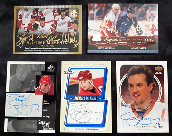 Upper-Deck-Steve-Yzerman-Featured-Collector-Cless-Autograph-Trading-Cards-NHL-Detroit-Red-Wingsjpg