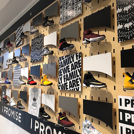 lebron-james-i-promise-school-game-worn-shoes-display-upper-deck