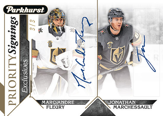 2018-upper-deck-fall-expo-parkhurst-exclusives-priority-signings-marc-andre-fleury-jonathan-marchessault