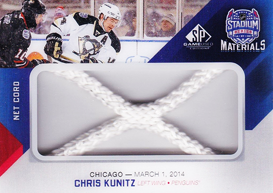 2014-NHL-Stadium-Series-Blackhawks-Penguins-Chris-Kunitz-Net-Cord-SP-Game-Used