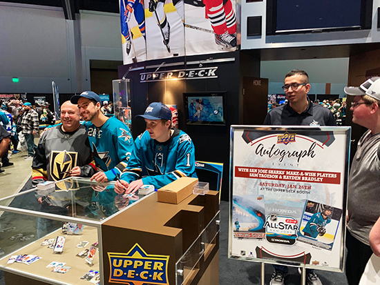 2019-nhl-all-star-fan-fair-upper-deck-make-a-wish-sam-tageson-hayden-bradley-4