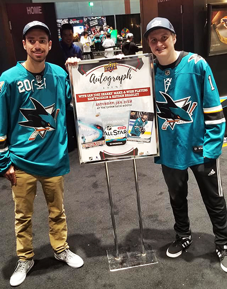 2019-nhl-all-star-fan-fair-upper-deck-make-a-wish-sam-tageson-hayden-bradley-6