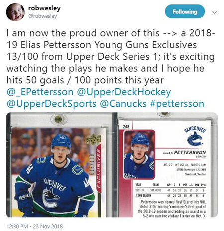 elias-petterson-upper-deck-rookie-on-the-radar-collector-dealer-response-4