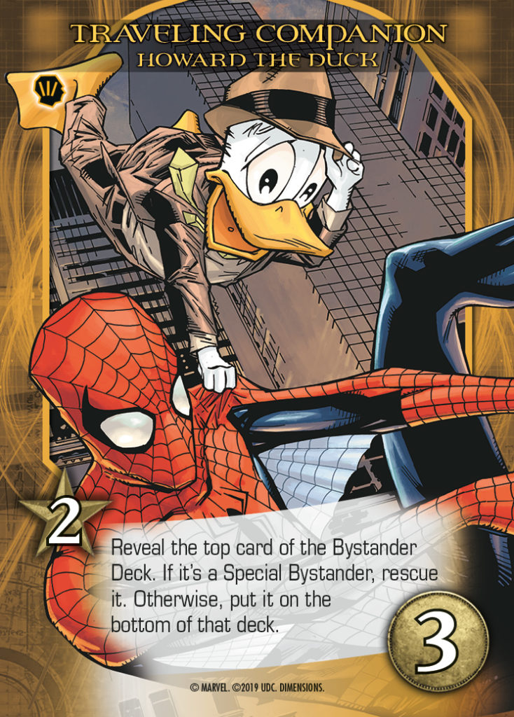 Legendary Dimensions Howard The Duck Common Hero Card