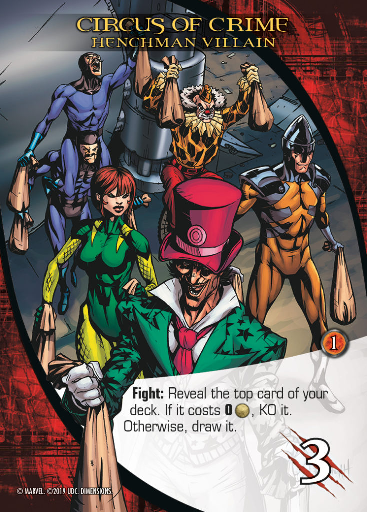 Legendary Dimensions Henchman Circus of Crime