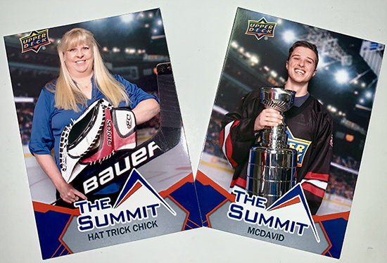 2019 upper deck summit show personalized cards