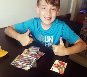 donate old trading cards collectibles kids