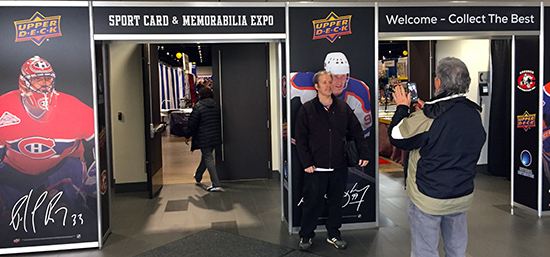 upper deck spring expo entrance treatment trade show