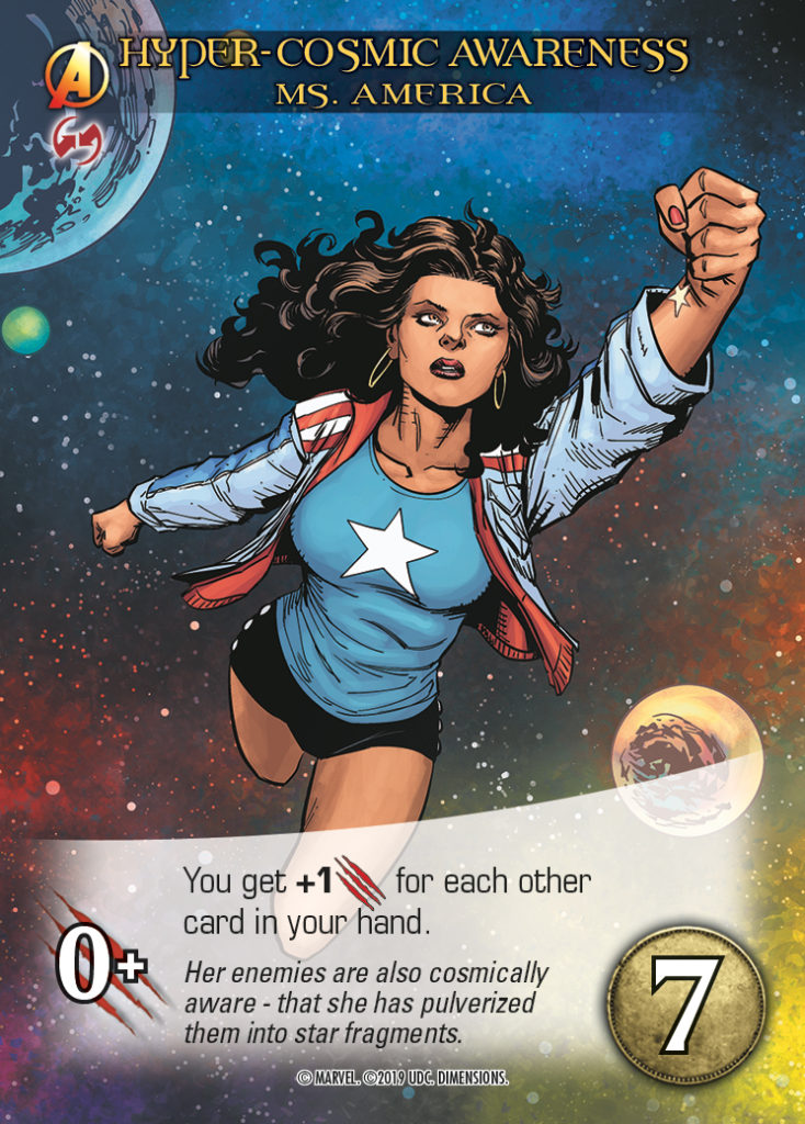 Legendary Dimensions Hero Card Ms America Rare