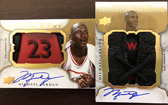 michael jordan nike sneaker signature kicks cards autograph