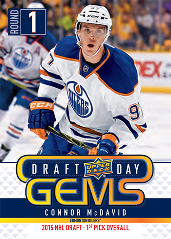 2019 upper deck nhl draft gems promotional set connor mcdavid