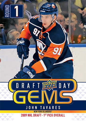 2019 upper deck nhl draft gems promotional set john tavares