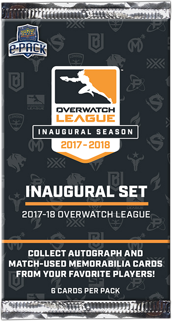 2019 upper deck overwatch league pack