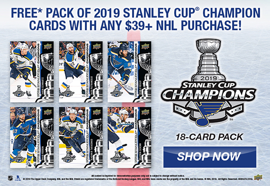 St Louis Blues 2019 Stanley Cup Champions Double UP Decal Sheet