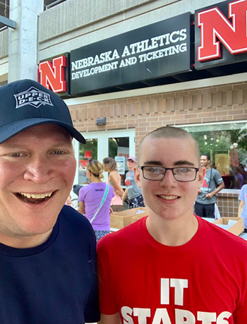 Most college kids aren’t even up at 7:00 a.m. in the summer, but on this fateful Sunday morning in Lincoln, the University of Nebraska Football team were all on site in their jerseys with smiles on their faces engaging with fans.