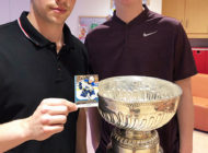 Vince Dunn Shares Trading Cards and the Stanley Cup with Sick Kids in Toronto