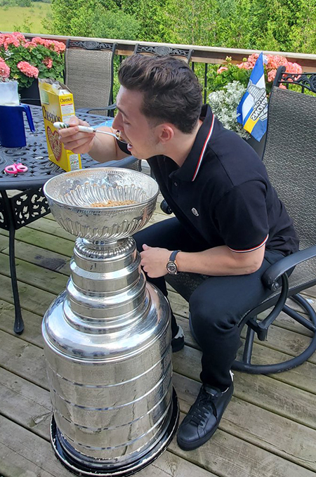 2019 stanley cup vince dunn cheerios